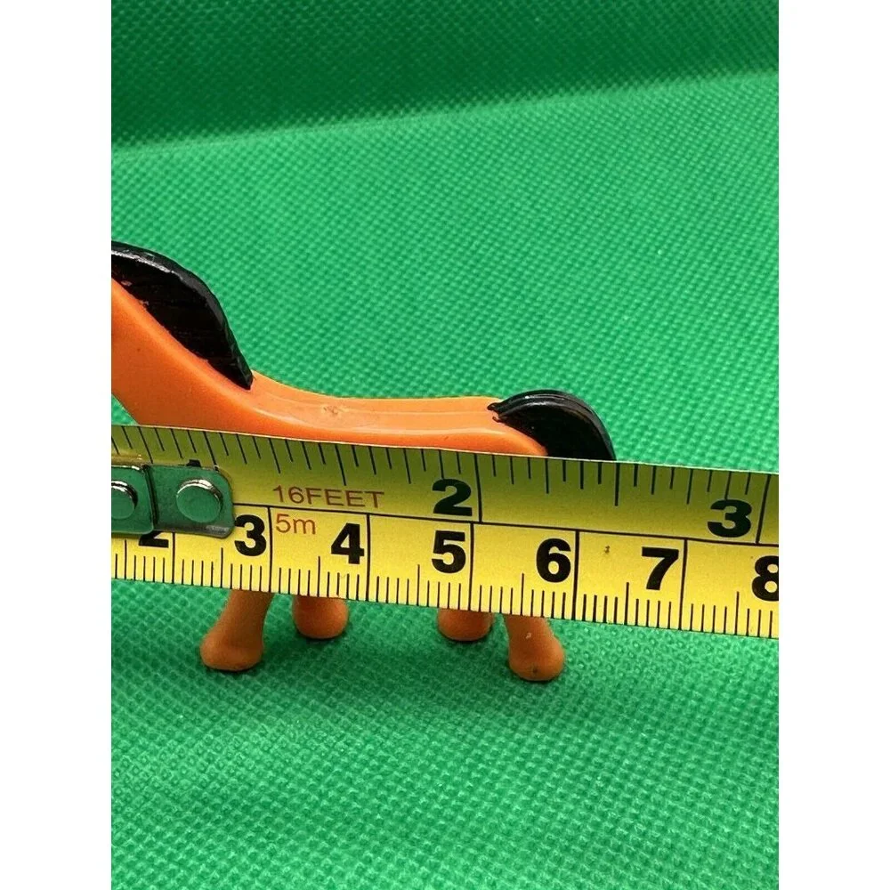 Jesco Pokey Bendable Rubber Gumby‎ Orange Horse Figure Mini 3